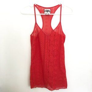 Free People Lace Tank Top